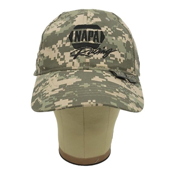 NAPA Racing Camo NASCAR Strapback Cap Hat Martin Truex 56 Ron Capps 28 Intrepid - Picture 7 of 12